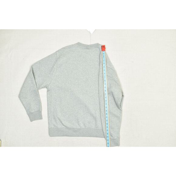 NEW Nike Sportswear Fleece Grey Heather Crewneck Sweatshirt Sz L BV2662-063 Larg - Picture 2 of 8